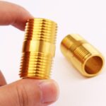Nipple Brass 1/4"Male x 1/4"Male