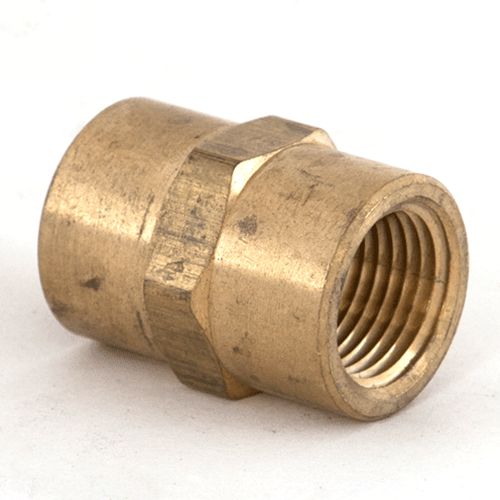 Socket Brass 1/2" Female x 1/2" Female
