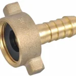Nut & Tail Brass 1" Female x 3/4" Tail