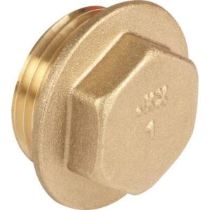 Plug Brass 1" Male BSPT