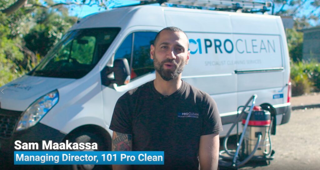 Sam has had great success his more difficult jobs requiring high level industrial cleaning of facilities